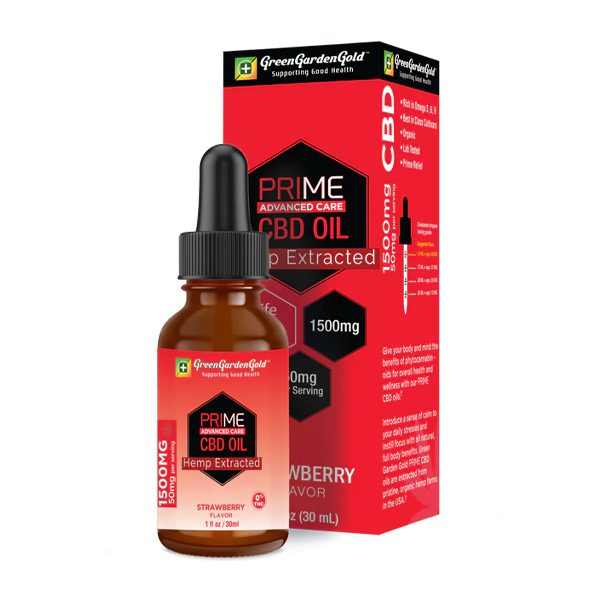 CBD OIL Strawberry Flavor 1500mg