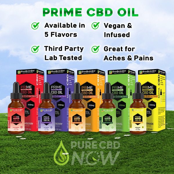 Green Garden Gold PRIME™ CBD Oil 200mg-1500mg