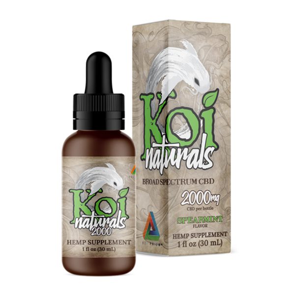 CBD Oil SPEARMINT Flavor 2000mg