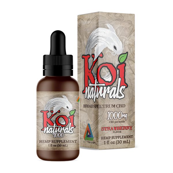 CBD Oil STRAWBERRY Flavor 1000mg