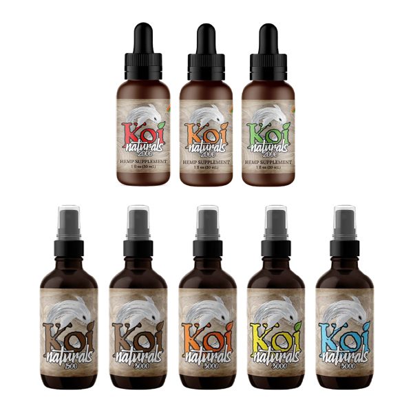 Koi Naturals CBD Oil Tincture 250-2000mg