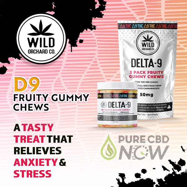 Delta-9 Fruity Gummy Chews 50mg