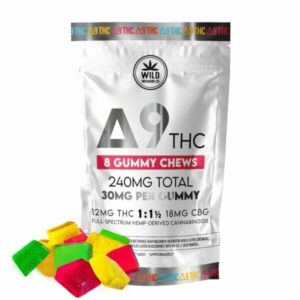 Delta-9 Fruity Gummy Chews 240mg