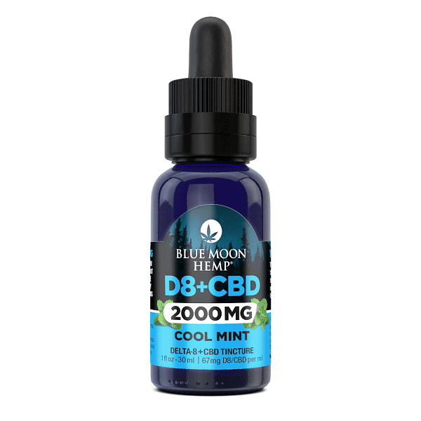 D8 and CBD Tincture Cool Mint