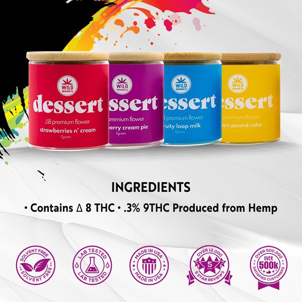 Dessert Delta 8 Premium Flower Ingredients