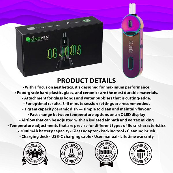 OG Jams Herb Vaporizer Product Details