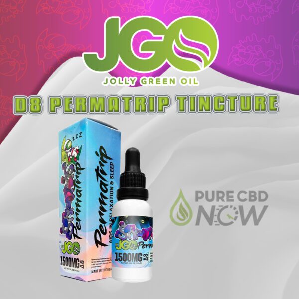 JGO Shrooms Permatrip Blend Delta 8 Tincture