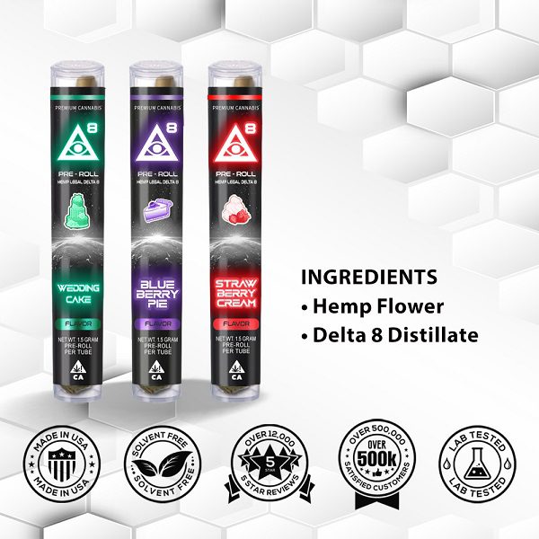 iDELTA8 Pre-Rolls Ingredients