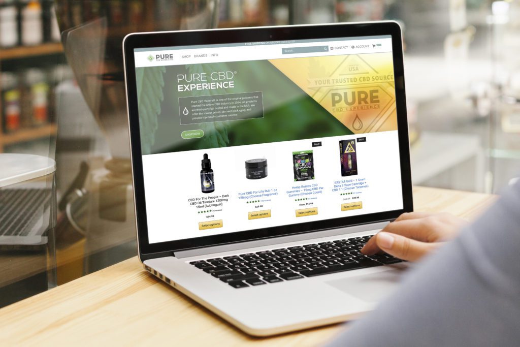 Pure CBD Now website