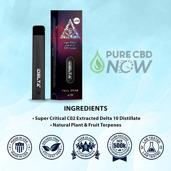 Disposable Delta 10 Vape Pen Ingredients