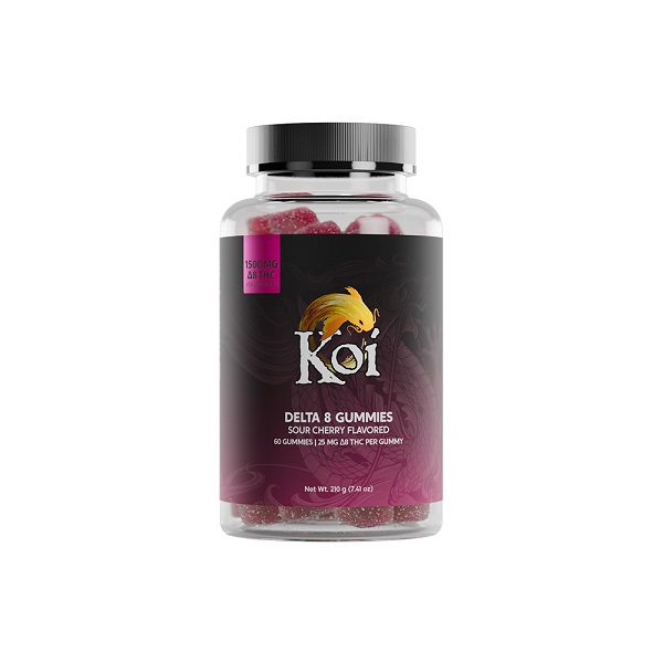 Koi Delta 8 THC Gummies - Koi Delta 8 THC Gummies - 60CT SOURCHERRY