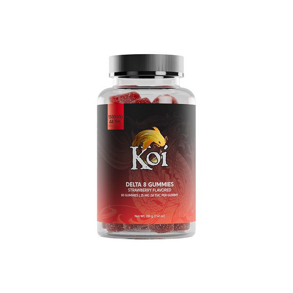 Koi Delta 8 THC Gummies - Koi Delta 8 THC Gummies - 60CT STRAWBERRY