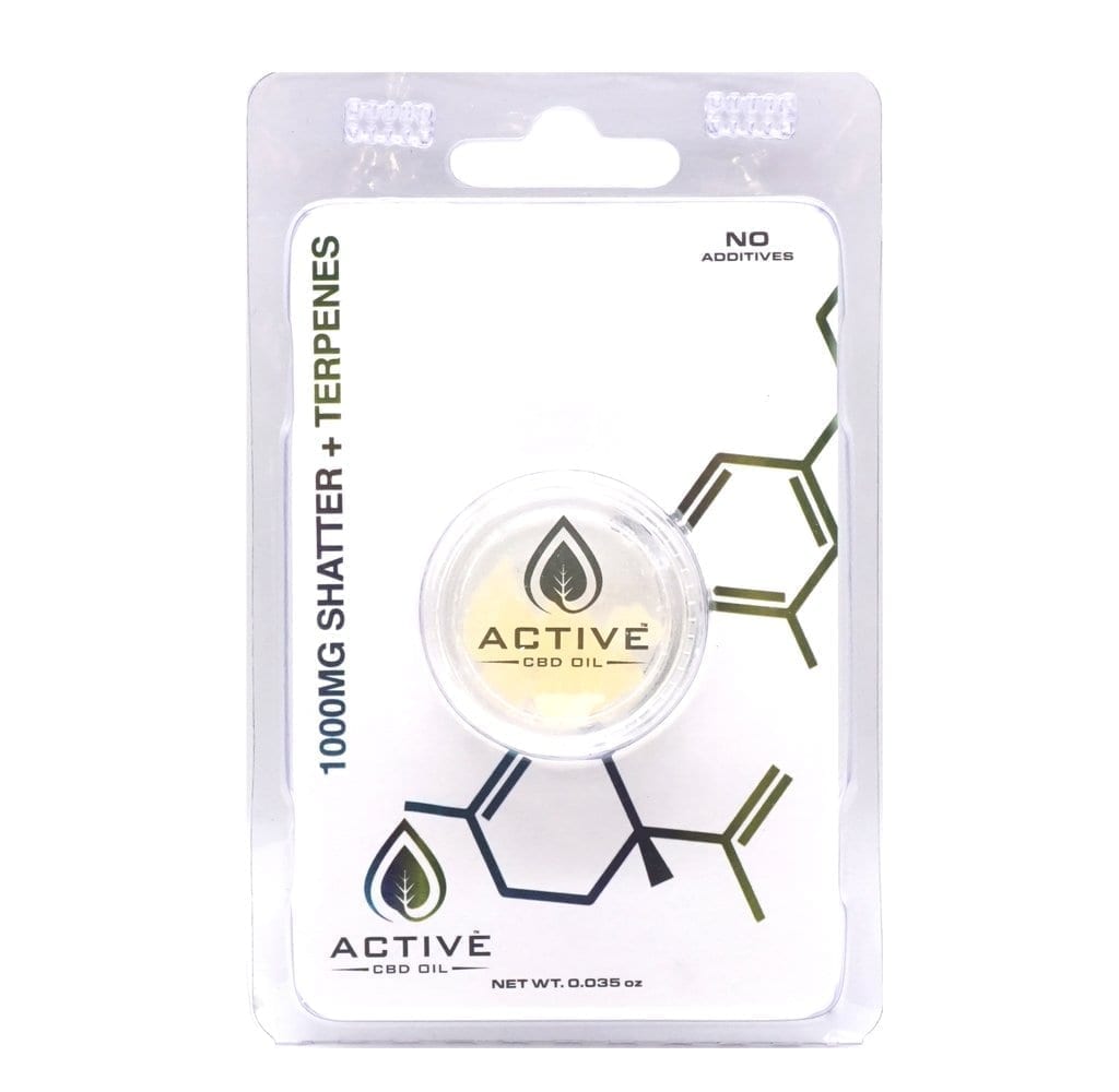 Active CBD Oil Shatter Plus Terpenes 1g