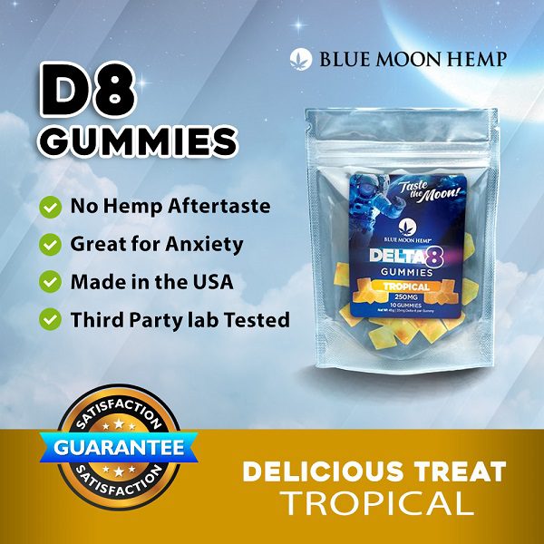 Delta 8 Tropical Fruit Gummies