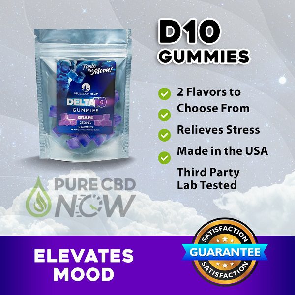 Blue Moon Hemp Delta 10 Gummies 250mg