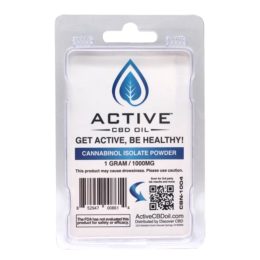 Active CBD Oil CBN Isolate Back