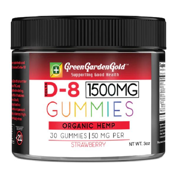 Delta-8 THC 50mg Gummies - Strawberry