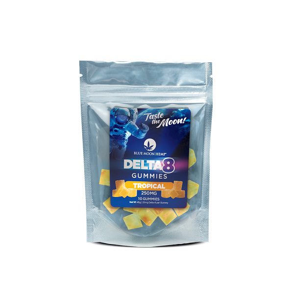 Delta 8 Tropical Fruit Gummies 250mg