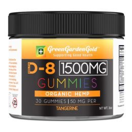 Delta-8 THC 50mg Gummies - Tangerine