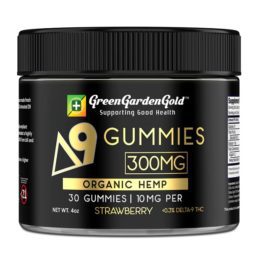 Delta-9 THC Strawberry Gummies 300mg (30ct)