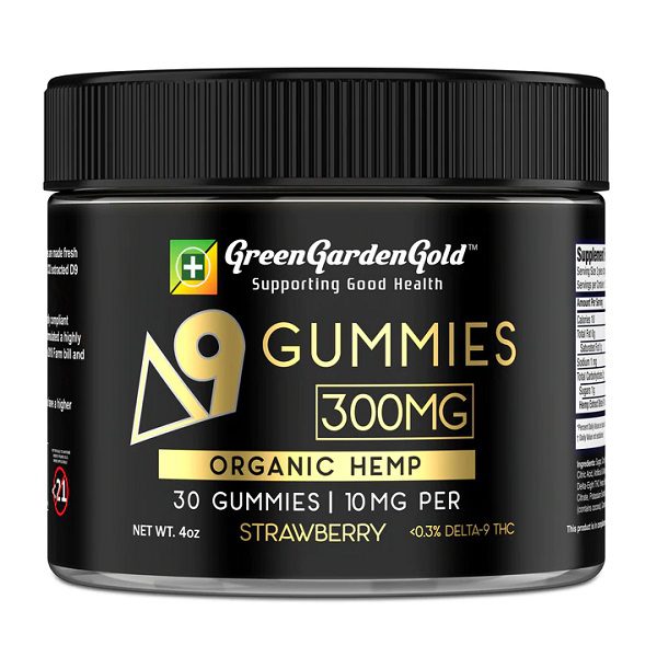 Delta-9 THC Strawberry Gummies 300mg (30ct)