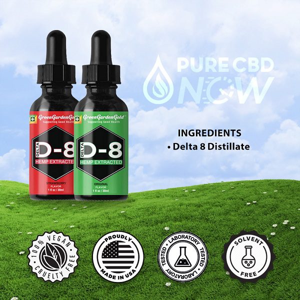 Delta-8 Tincture 750mg 30mL Ingredients