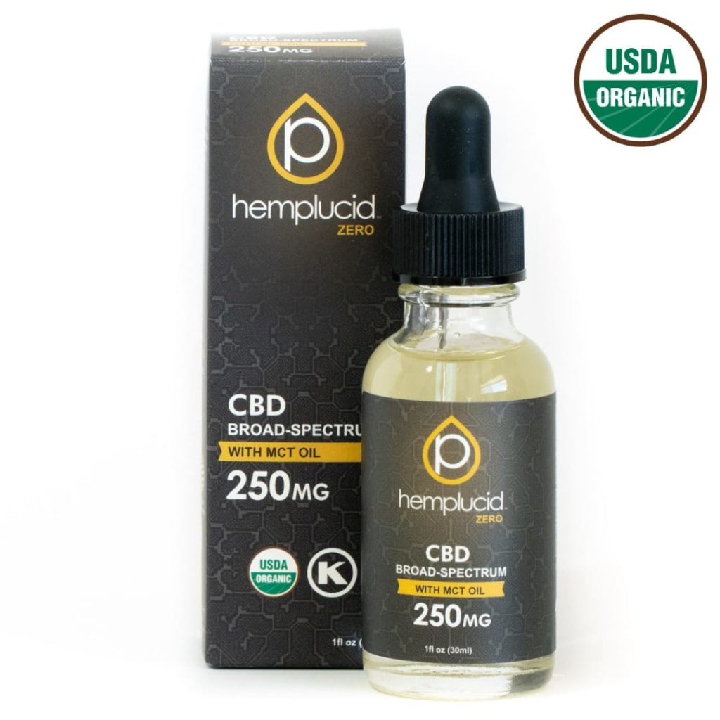 Hemplucid Zero Broad-Spectrum MCT Oil 