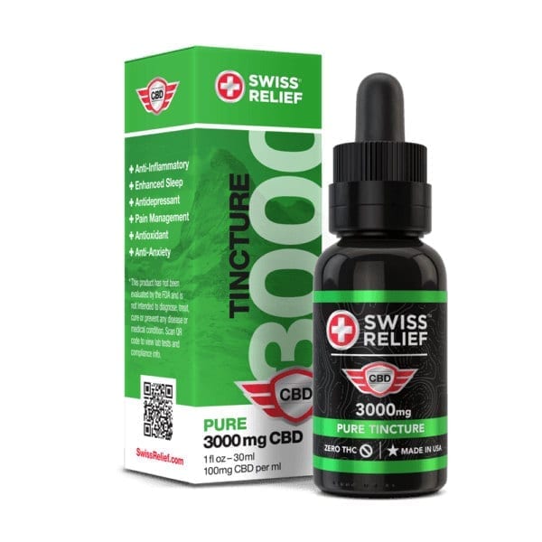 Swiss Relief Pure CBD Oil Tincture 