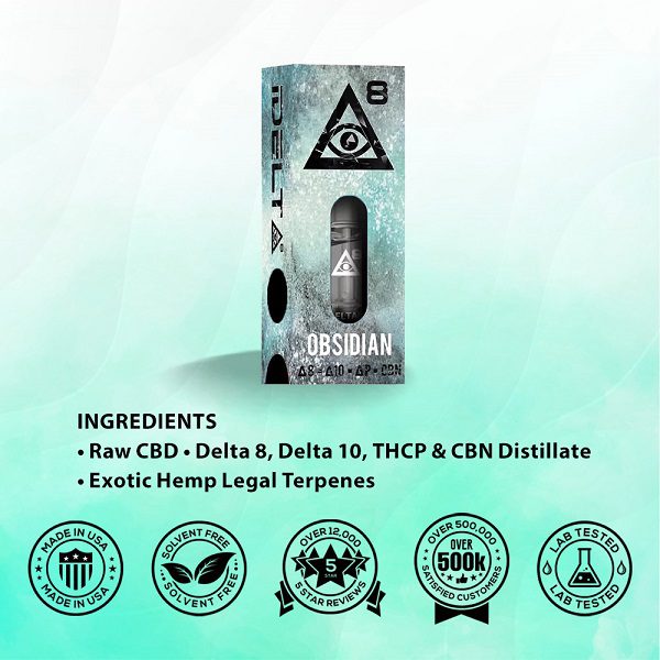 iDELTA8 Obsidian Blend Cartridge Ingredients