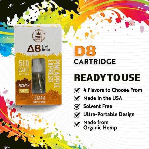 Delta 8 Cartridge 425mg or 1350mg