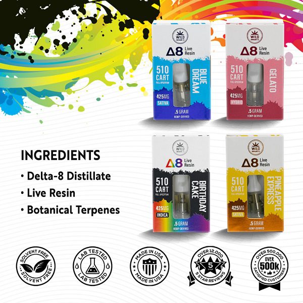 Delta 8 Live Resin Cartridge Ingredients