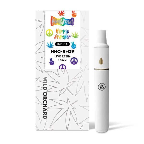 Wild Orchard Knockout “Hippie Crasher” HHC-R Live Resin Vape Pen 1 Gram