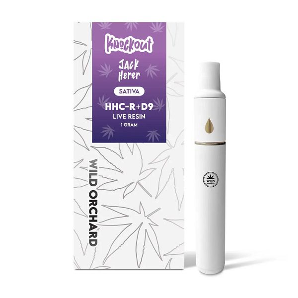 Wild Orchard Knockout “Jack Herer” HHC-R Live Resin Vape Pen 1 Gram