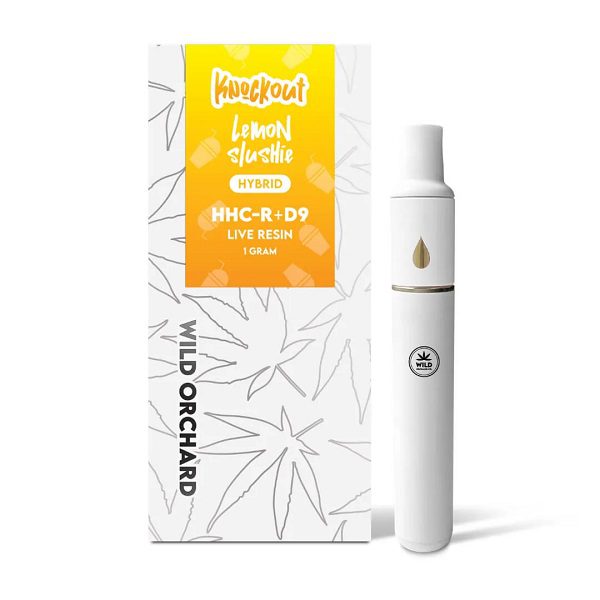 Wild Orchard Knockout “Lemon Slushie” HHC-R Live Resin Vape Pen 1 Gram