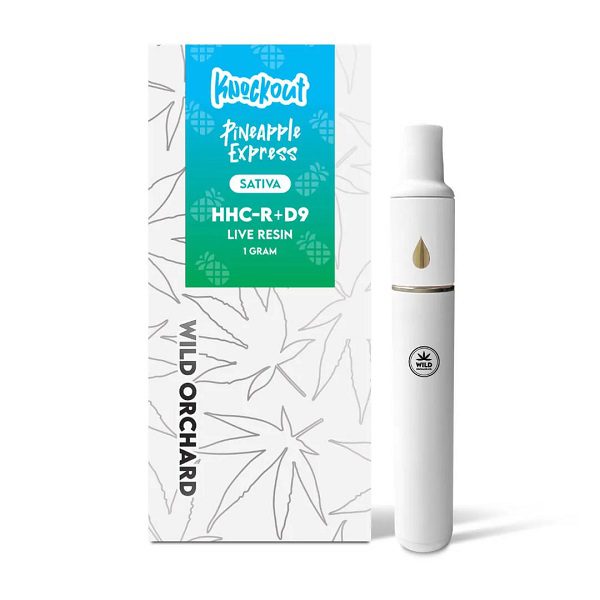 Wild Orchard Knockout “Pineapple Express” HHC-R Live Resin Vape Pen 1 Gram