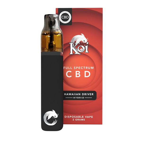 Koi CBD Full Spectrum Disposable Vape Bar - Hawaiian Driver (Hybrid)