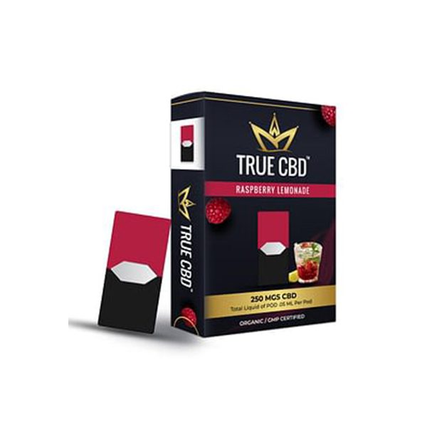 True CBD Raspberry Lem pod