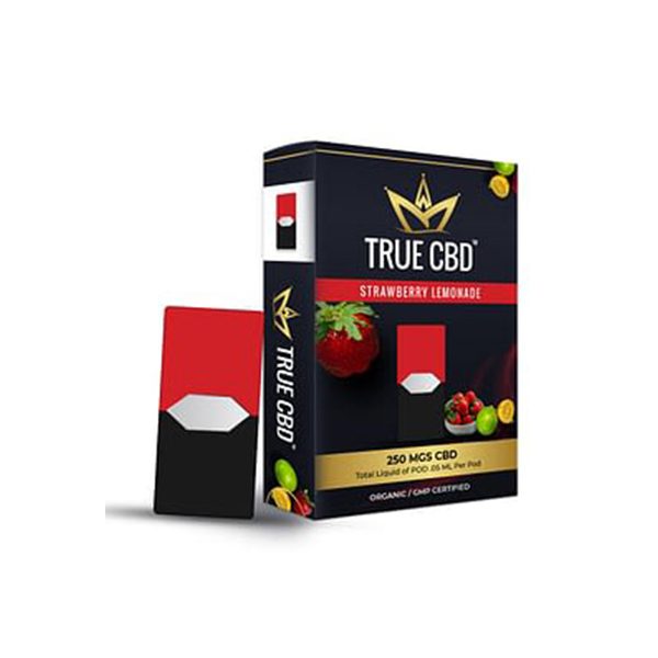 True CBD Strawberry Lem pod