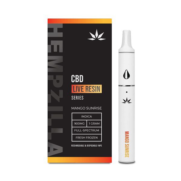 Mango Sunrise CBD Live Resin 1G Vape