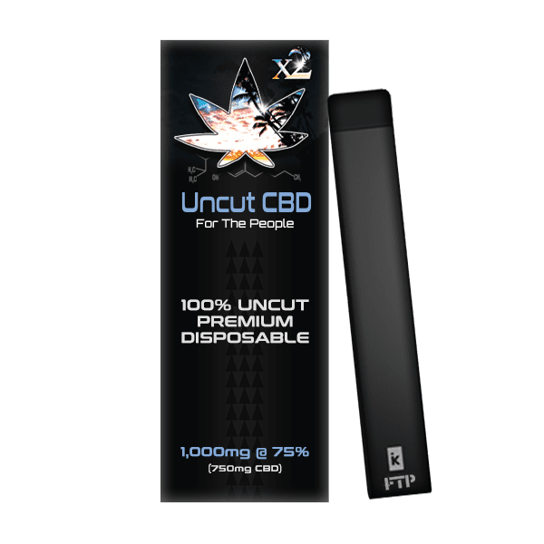 Uncut Disposable CBD Vape Pen 750mg | x2