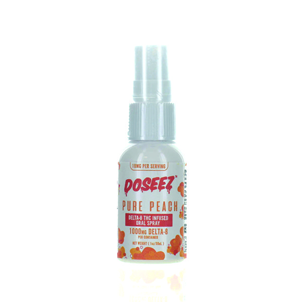 Doseez delta 8 pure peach spray 1000mg