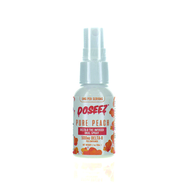 Doseez delta 8 pure peach spray 500mg