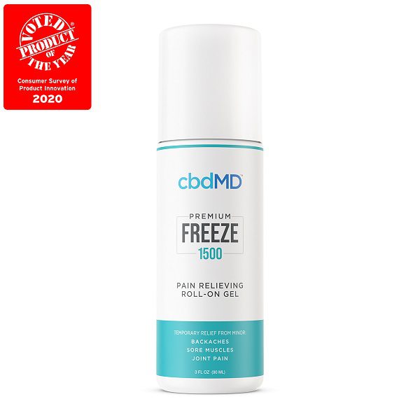 CBD Freeze Roller BROAD SPECTRUM - 1500 MG - 3 OZ