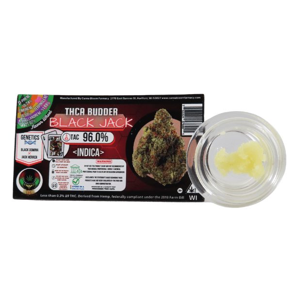 THCA Budders 1 Gram Black Jack