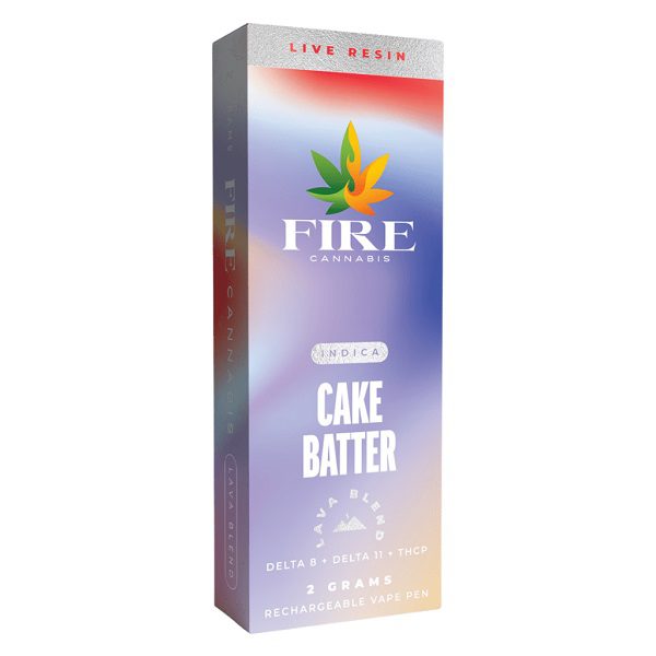 Fire Cannabis Rechargeable and Disposable Vape Cake Batter Strain