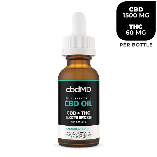 CBD Oil Tincture Mint Chocolate 1500mg