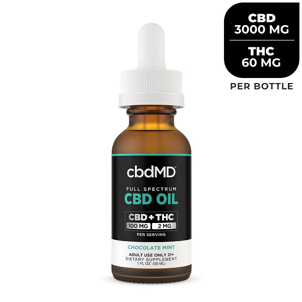 CBD Oil Tincture Mint Chocolate 3000mg