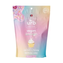 Buy URB Delta 8 Delta 10 GUMMIES Birthday Cake Flavor