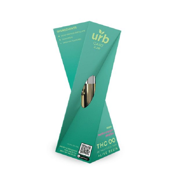 URB THC Infinity Cartridge 2.2G Watermelon Mojito strain