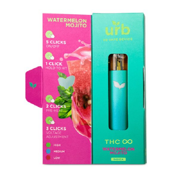 Buy URB Disposable Watermelon Mojito (Indica) Strain